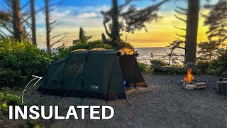 The BEST Campsite I Have Stayed At In My Crua Tri INSULATED Tent [upl. by Schild]