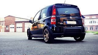 Fiat Panda 100HP exhaust rally sound Magneti Marelli pipe [upl. by Lotsirhc]