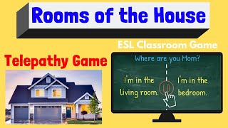 Rooms of the House  ESL Game [upl. by Blanding]