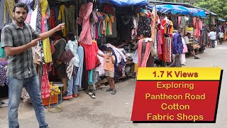 Exploring Pantheon Road Fabric Shops  cottonstreet  Vlog  SemaNachunuIrukku  kabilan [upl. by Bjorn]