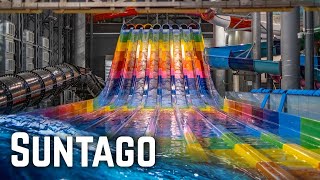 ALL WATER SLIDES at Park of Poland Suntago  Zjeżdżalnie POV [upl. by Aioj327]