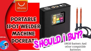 Portable Spot Welder Machine Docreate Digital screen we are testing [upl. by Clotilda]