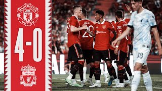 Ten Hags First Game In Charge 🔥  Man Utd 40 Liverpool  Highlights [upl. by Piero]