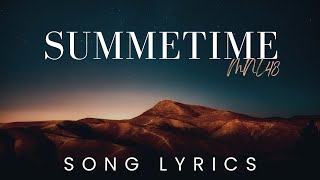 MNL48  Summertime  SONG LYRICS VERSION [upl. by Iggem]