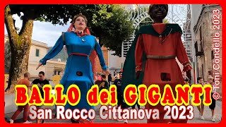 Ballo dei Giganti per S Rocco Cittanova 2023  by Toni Condello [upl. by Scever]