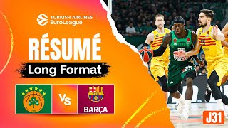 LOAKA veut faire craquer le Barça 🌋   Panathinaikos vs Barcelone  Résumé EuroLeague J31 [upl. by Eifos120]