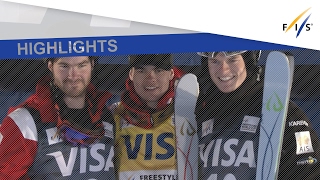 Highlights Kingsbury leads Canadian onetwo in Dual Moguls at Deer Valley  FIS Freestyle Skiing [upl. by Bullivant]