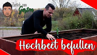 Hochbeet richtig befüllen  Hochbeet für Herbstlaub nutzen  Kompostieren im Hochbeet [upl. by Quintessa398]