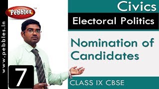 Nomination of Candidates  Electoral Politics  Social Science  Class 9 CBSE Syllabus [upl. by Anead]