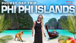 Exploring Phi Phi Islands  A Day Trip from Phuket  Thailand [upl. by Bradly]