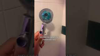 TikTok Trend Review HydroJet Shower Head hydrojet shower tiktok hair hydrojet reviews [upl. by Ilan]