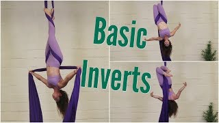 Basic Aerial Silks Inverts  UNIQUE AERIALISTS [upl. by Timmy]