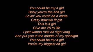 It Girl  Jason Derulo Lyrics On Screen [upl. by Ardnuhsor]