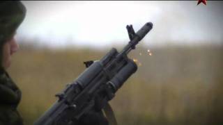 GP25 grenade launcher slow motion [upl. by Arinaid]