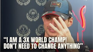 Max Verstappen SAVAGE Respond on Lando Norris No Need to Change My Driving Style 3X WORLD CHAMP [upl. by Eliason]