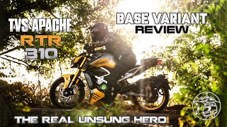 TVS Apache RTR 310 Review  Sagar Sheldekar Official  When Less is More [upl. by Atiuqram]