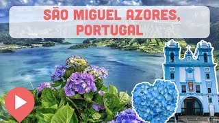 Best Things to Do in Sao Miguel Azores Portugal [upl. by Ardnasac]