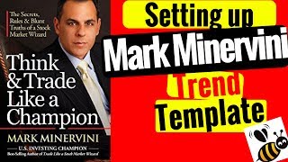 How to setup Mark Minervini Trend Template [upl. by Esinev295]