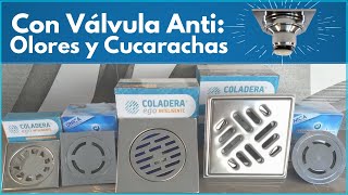 Coladeras para Baño y Patio 💪 Las Mejores  🚫Olores  🚫Cucarachas [upl. by Polinski]