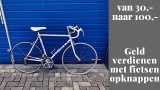 Vintage racefiets opknappen  Geld verdienen met fietsen  Aflevering 1 [upl. by Janus]