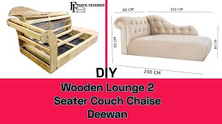 Secret Technique To Build Deewan Two Seater Couch Step By Step Process diy sofamakingathome [upl. by Joscelin]