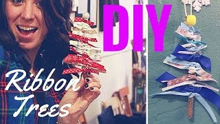 DIY Handmade Ornaments Holiday Ribbon Trees Crafting Under The Influence LIVE [upl. by Ayrotal]