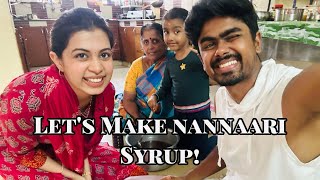 How to make Nannaari syrup at Home  Cook with Us  Diya Krishna [upl. by Hamner]