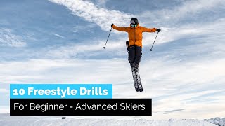 10 Freestyle Ski Drills for Beginner To Advanced Skiers [upl. by Nnainot]