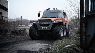 вездеход Шаман в Норильске 2015 год ATV Shaman AVTOROS in Norilsk2015 year [upl. by Hannahoj644]