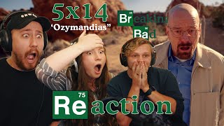 WE ARE BROKEN Breaking Bad REACTION quotOzymandiasquot 5x14 Breakdown  Review  Kailyn  Eric React [upl. by Ahsinam]