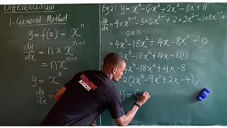 Differentiation  Derivatives General Method [upl. by Tomas]