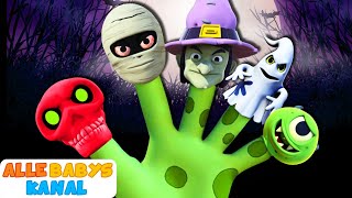 Gruselige Fingerfamilie💀 Halloween Lieder Für Kinder  ABCKinderliederaufDeutsch [upl. by Ruvolo]