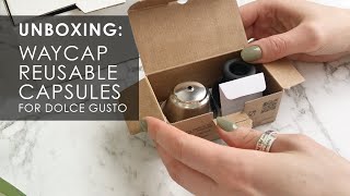 Unboxing Reusable Coffee Pods  WayCap Dolce Gusto Compatible Capsules [upl. by Cutter]