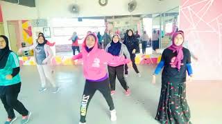 GADIS DAN BUNGA  RAHIMAH RAHIM dancefitness danceworkout fitness [upl. by Cirri]