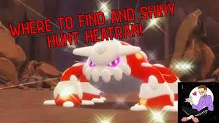 HOW TO SHINY HUNT HEATRAN Where to find Heatran Pokemon BDSP [upl. by Orran109]