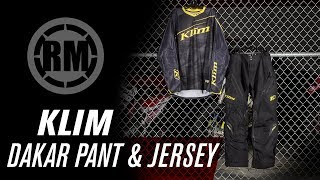 Klim Dakar Adventure Motorcycle Jersey amp Pant [upl. by Xaviera459]