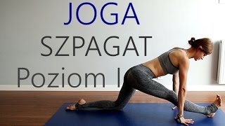 Jak Zrobić SZPAGAT dla Początkujących  Joga Rozciągająca [upl. by Danya749]