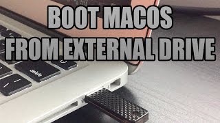 How to run macOS off an external drive SSD USB Flash drive etc [upl. by Trixi]