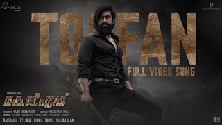 Full Video Toofan Malayalam KGF Chapter 2  RockingStar YashPrashanth Neel Ravi BasrurHombale [upl. by Ahset]