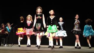 Do Cairde School Irish Dancers at West Chester University  Treble Reel Routine [upl. by Perzan131]