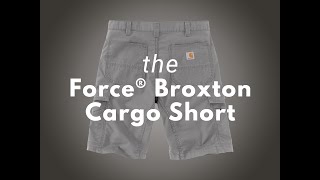 Product Spotlight Carhartt Force Broxton Cargo Short  11 Inch [upl. by Atneuqal]