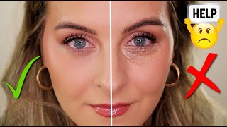 The BEST CONCEALER HACK for a Flawless Smooth Undereye  STOP creasing settling amp dryness [upl. by Rodmun405]