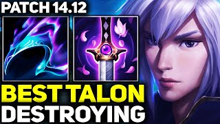 RANK 1 BEST TALON SHOWS HOW TO DESTROY PATCH 1412  League of Legends [upl. by Randolf]