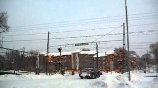 SJ InterCity train passes slowly Knivsta station [upl. by Assirec39]