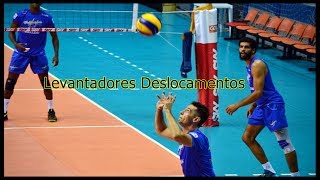 VOLEIBOL DESLOCAMENTOS DO LEVANTADOR [upl. by Acinnod]