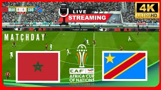 ⚽ En Direct Maroc vs DR Congo Coupe dAfrique  CAN 2024 Democratic Republic of Congo live GamePlay [upl. by Dulsea605]