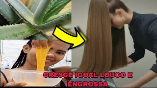 FAÇO NO CHUVEIRO CRESCE CABELO ATE ONDE NÃO TEM Basta misturar 02 ingredientes [upl. by Einnus]