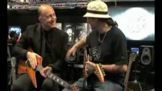 Woodbrass Music InstrumentInterview Lag Phil Campbell signature Francfort 2009 [upl. by Elyssa]