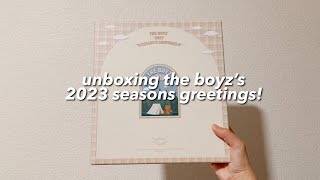 the boyz 2023 seasons greetings unboxing 🧸 [upl. by Annehs]