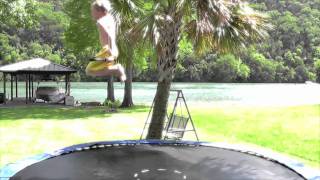 Trampoline Wakeboard Tricks [upl. by Niveb]